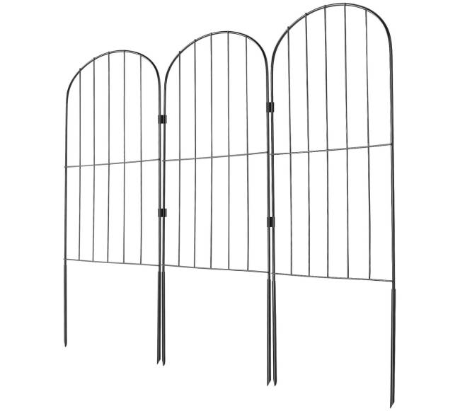 Metalinė sodo tvora be kasimo, 28 vnt.0