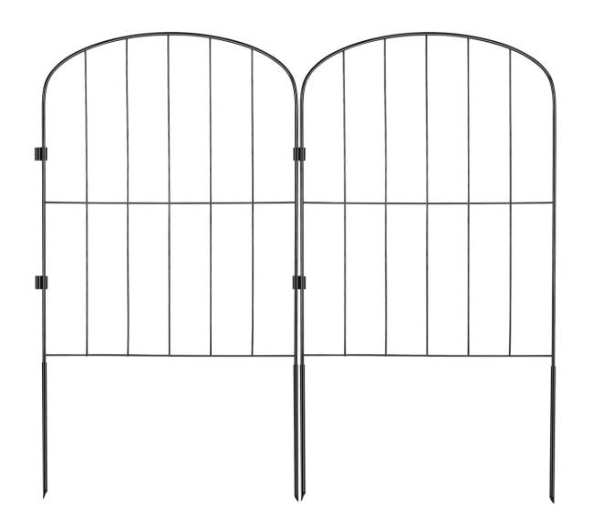 Metalinė sodo tvora be kasimo, 28 vnt.9
