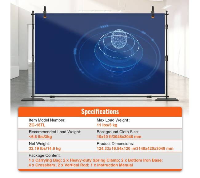 3m x 3m vamzdžių ir užuolaidų rinkinys6