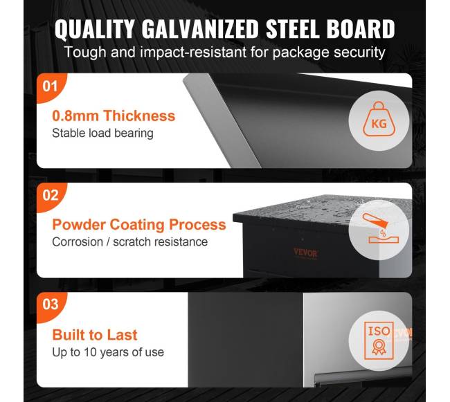 Lauko pašto dėžės su kodine spyna2