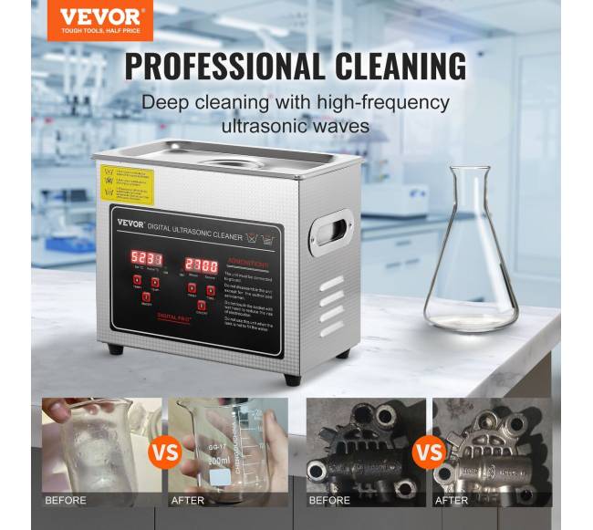 Ultragarsinis valiklis su laikmačiu ir šildytuvu, 3L1