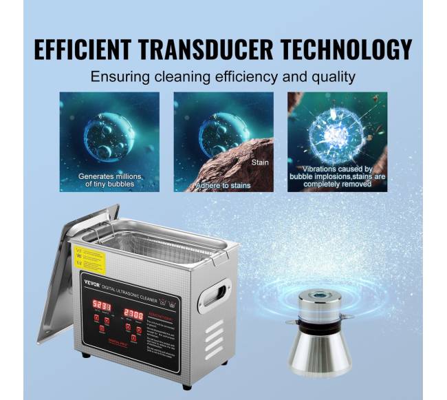 Ultragarsinis valiklis su laikmačiu ir šildytuvu, 3L2