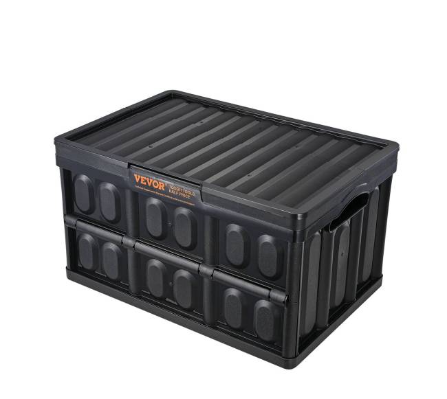 Sulankstomi laikymo dėžės su dangčiais, 45 l, 3 vnt.9