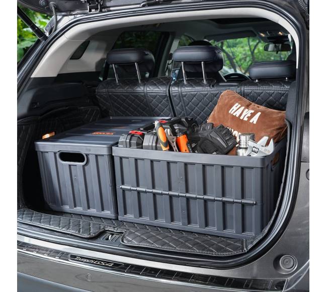 Sulankstomi plastikiniai konteineriai su dangčiais7