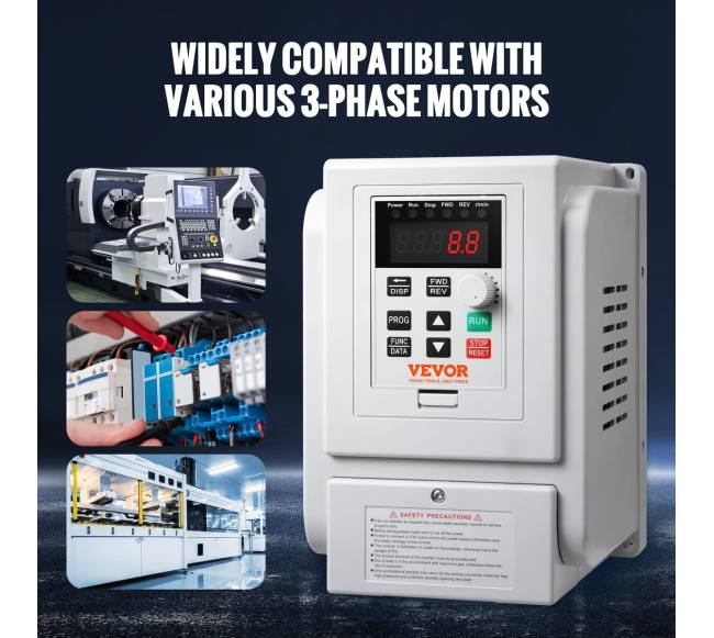 VFD 4KW, 18A, 5AG dažnio keitiklis5