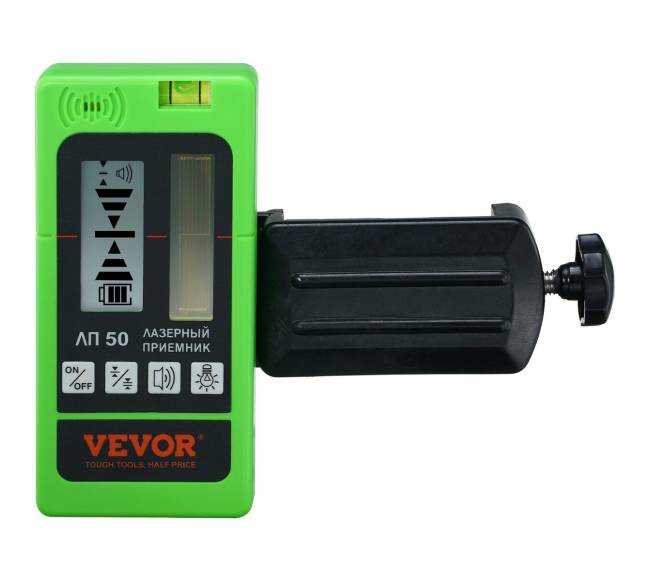 Lazerinis imtuvas-detektorius 60 m su spaustuku0