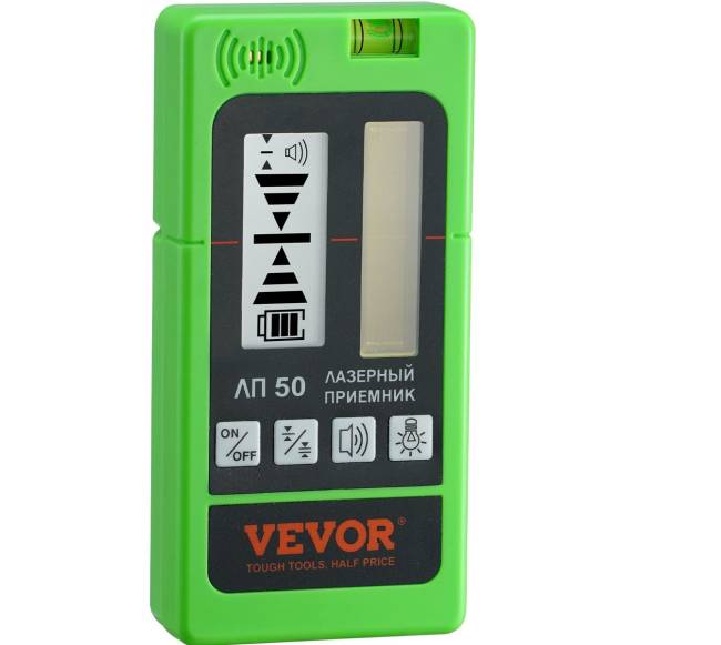 Lazerinis imtuvas-detektorius 60 m su spaustuku10