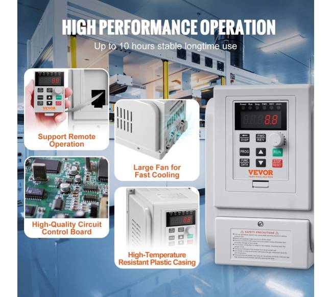 Kintamo dažnio pavara 3PH 2,2KW4