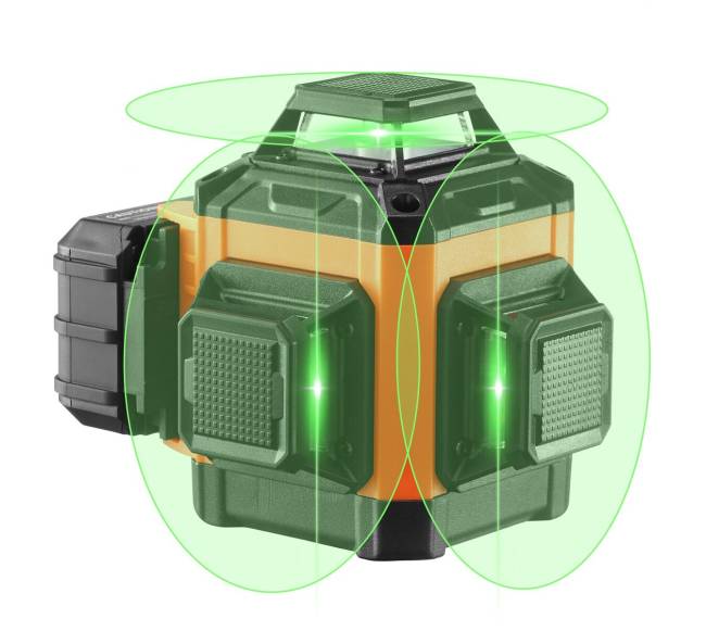 100ft žalias kryžminis lazerinis gulsčias0