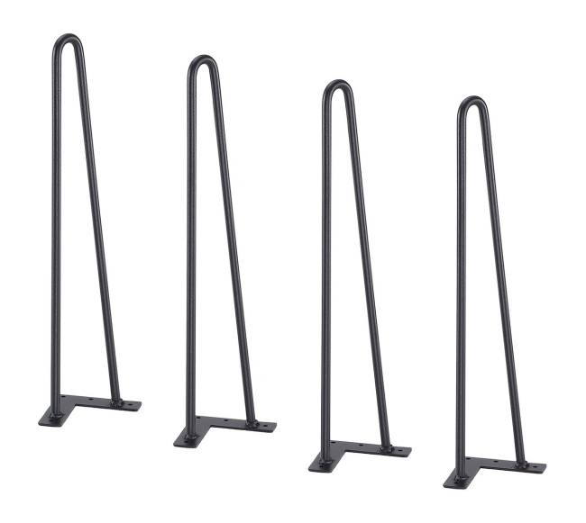 482 mm plaukų segtuko formos baldo kojos8