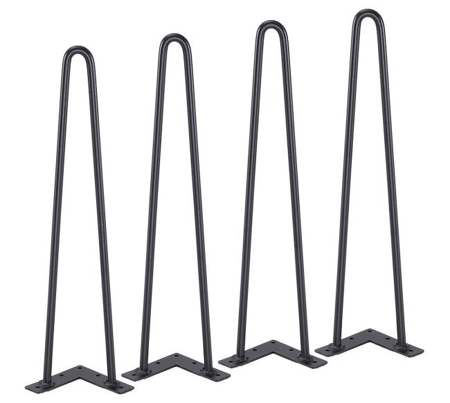 482 mm plaukų segtuko formos baldo kojos9