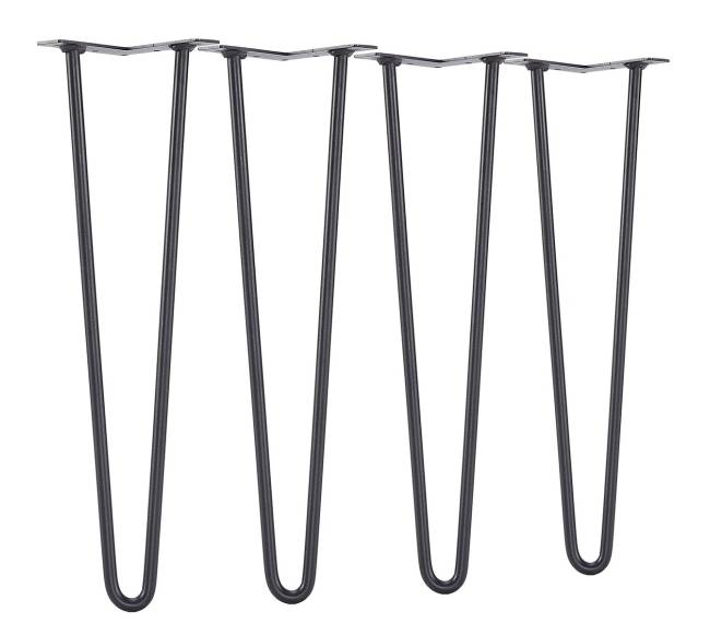 482 mm plaukų segtuko formos baldo kojos10