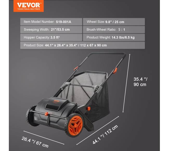 Vejos šlavėjas su 2 šepečiais ir krepšiu6