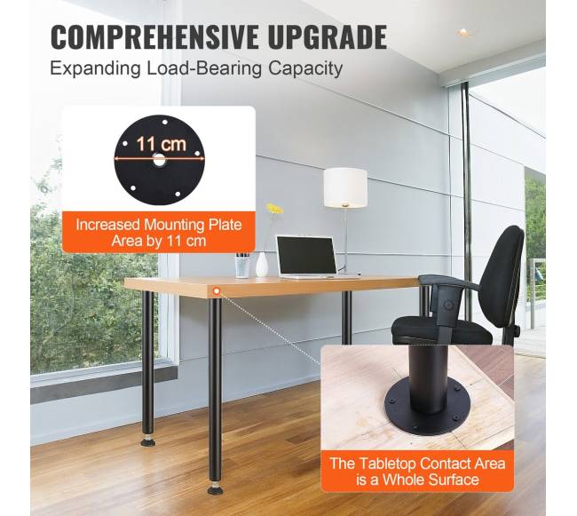 Reguliuojamos stalo kojos 711,2 mm3