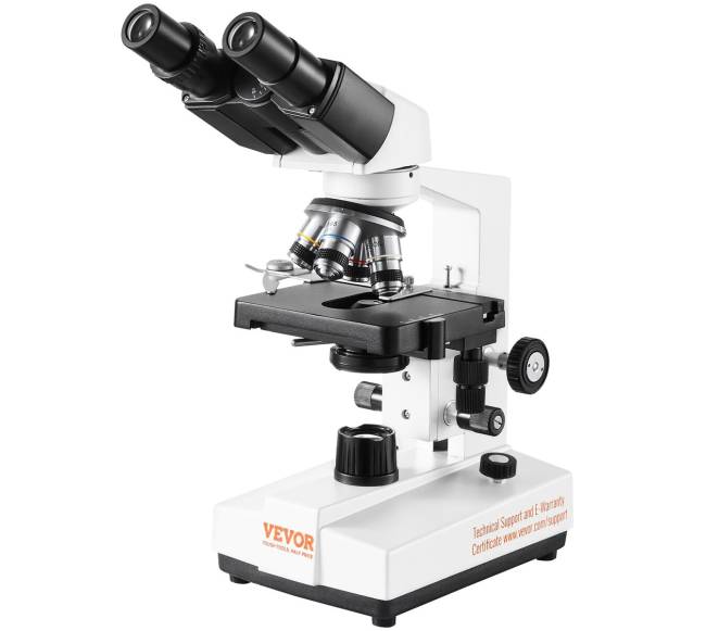 Dvejetainis mikroskopas 40X-2500X su mechaniniu staliumi8