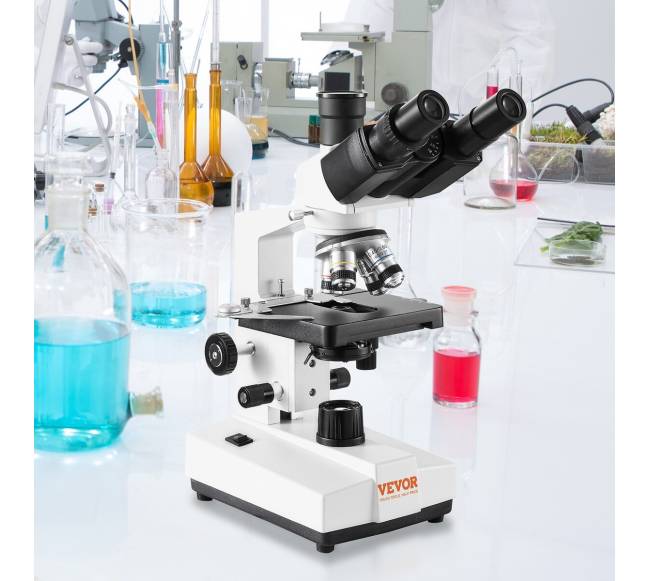 Trinokulinis mikroskopas 40X-5000X7