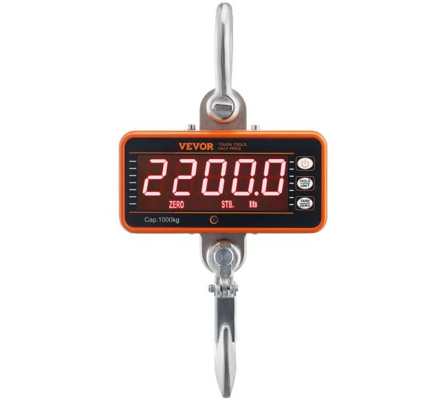 Elektroninės svarstyklės kranui, 1000 kg9