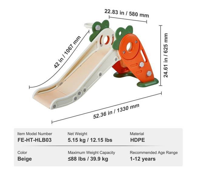 Vaikiška čiuožykla su krepšinio lanku6
