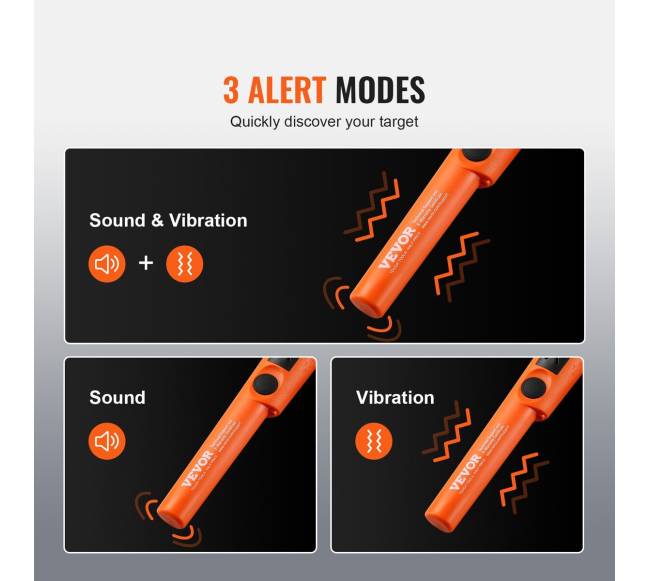 Metalo detektoriaus žymeklis su atspariu vandeniui dėklu2