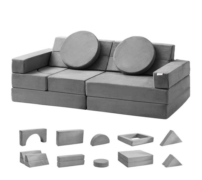 Vaikiška modulinė sofa, 15 dalių8
