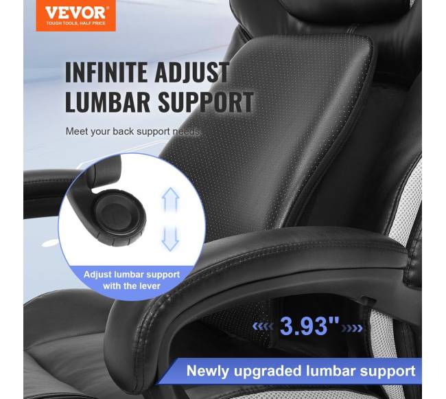 Reguliuojamo palaikymo biuro kėdė ilgoms valandoms1