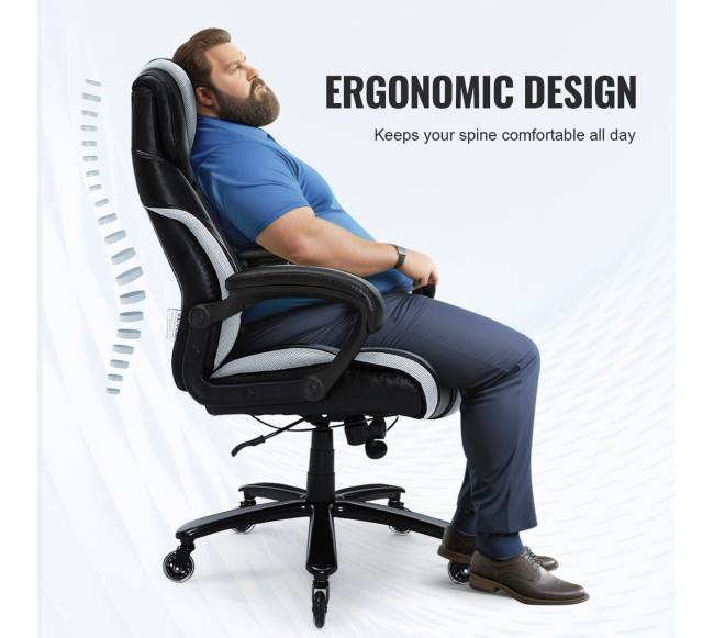 Reguliuojamo palaikymo biuro kėdė ilgoms valandoms3