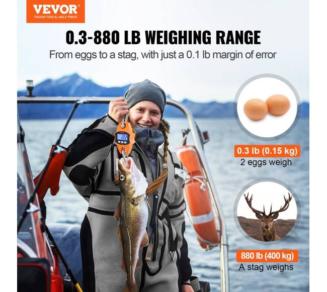 Skaitmeninės krano skalės 400 kg, oranžinės1