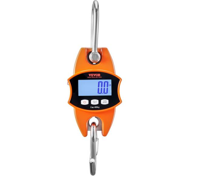 Skaitmeninės krano skalės 400 kg, oranžinės10