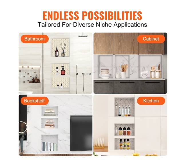 Įterpiama dušo niša su lentynomis, juoda5