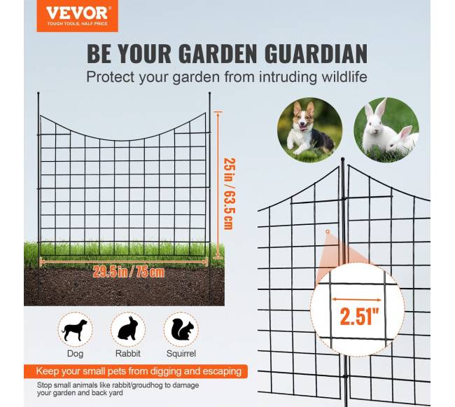 Sodo tvora nekapanti, gyvūnų barjeras1