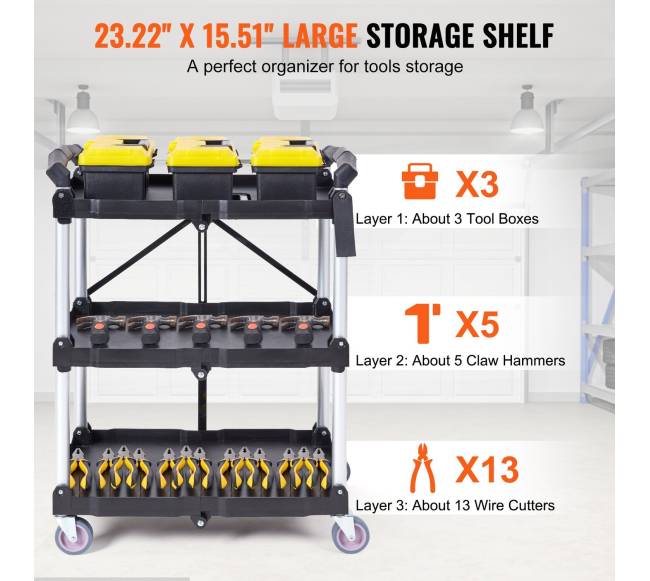 Sulankstomas vežimėlis su užrakinamais ratukais3