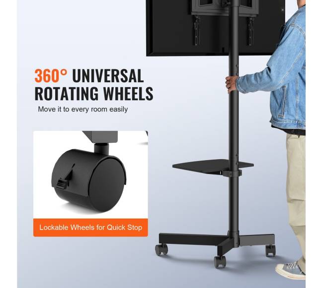 Mobilus televizoriaus stovas su reguliuojamu aukščiu4