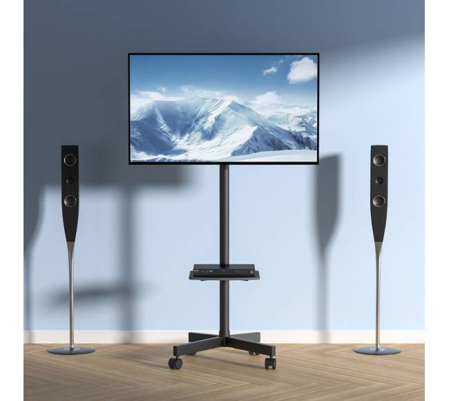 Mobilus televizoriaus stovas su reguliuojamu aukščiu7