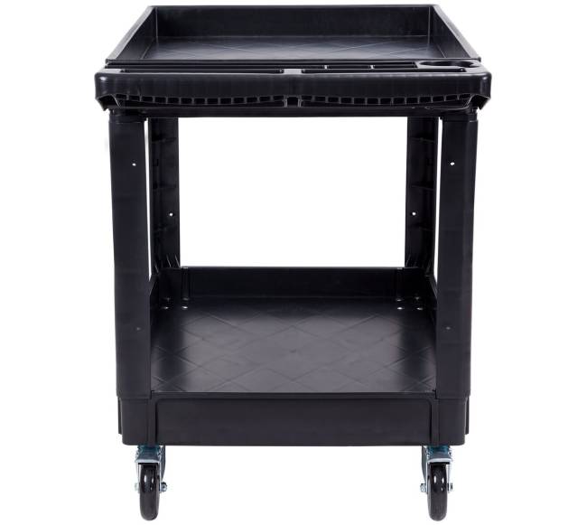 Daugiafunkcinis paslaugų vežimėlis su 2 lentynomis10