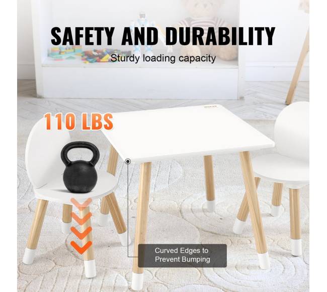 Vaikiškas stalas su kėdėmis4