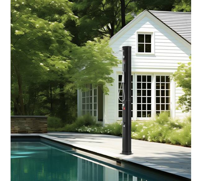 Lauko saulės dušas, 40L su 2 galvutėmis7