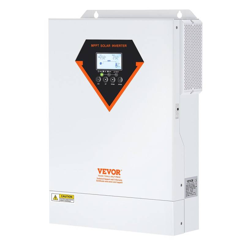 Hibridinis saulės inverteris kroviklis 5500W 230V su 100A MPPT0