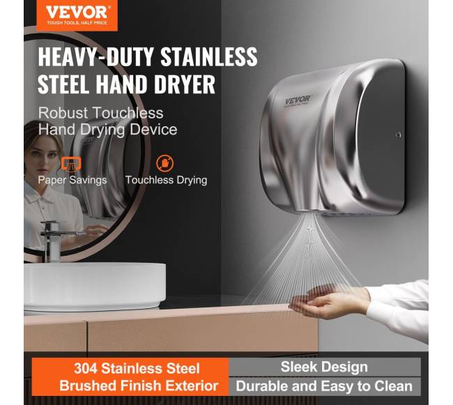 1800W automatinis rankų džiovintuvas1