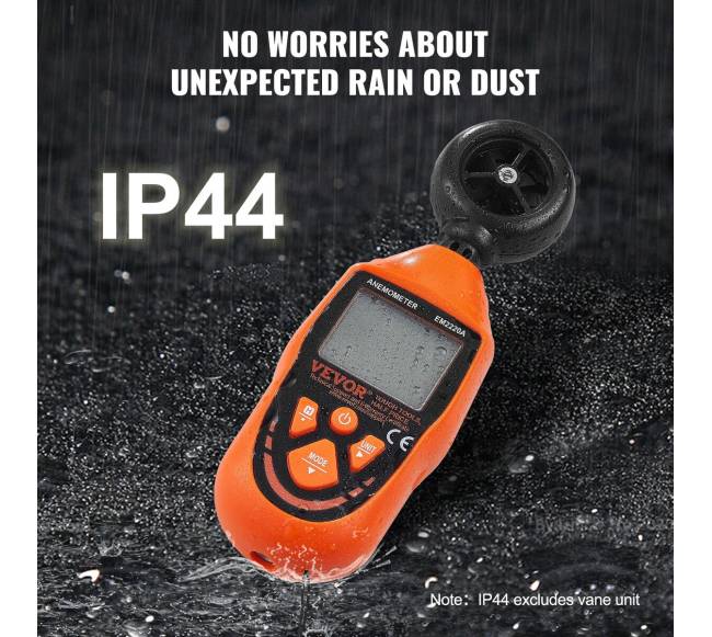 Nešiojamas vėjo matuoklis su LED ekranu4