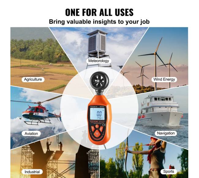 Nešiojamas vėjo matuoklis su LED ekranu5