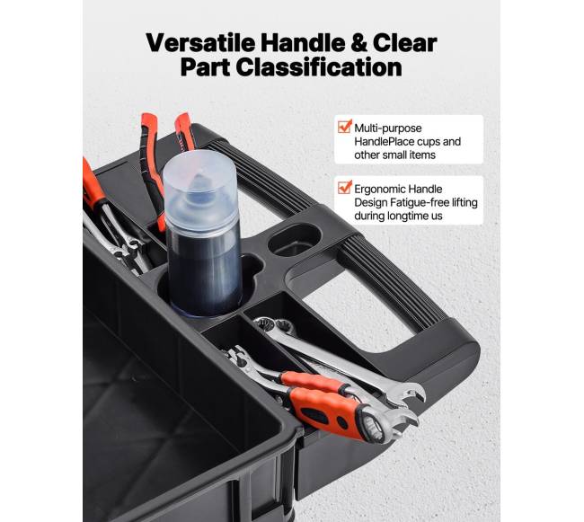 komunalinė vežimėlis su 3 lentynomis3