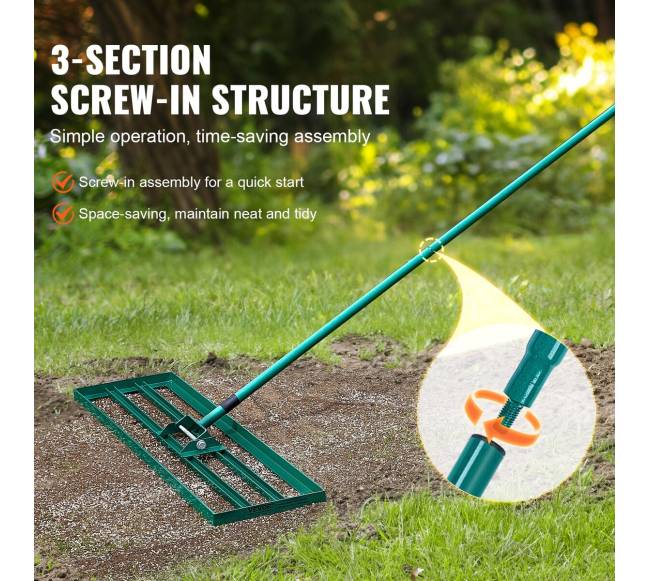 Vejos lyginimo grėblys, 76 cm lyginimo įrankis3