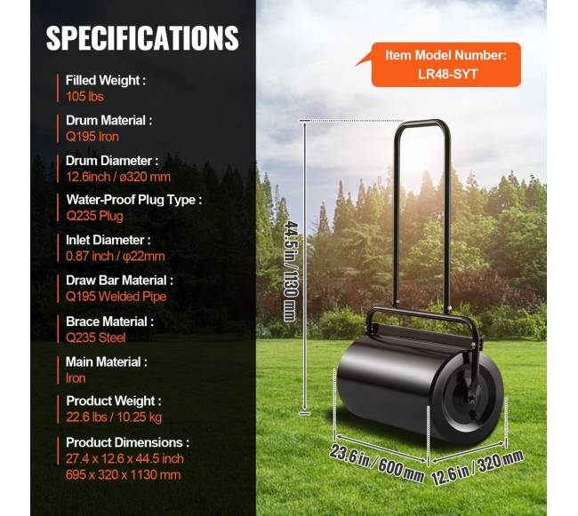 Vejos volas su vandens ar smėlio užpildu6