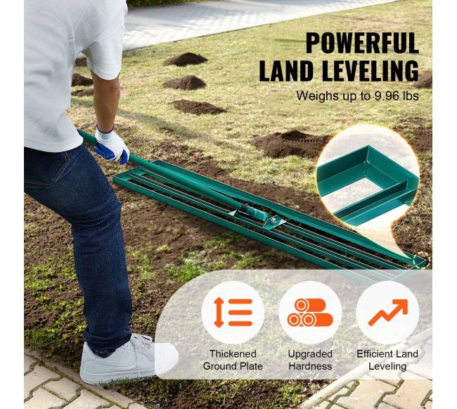 Vejos lyginimo grėblys su plienine rankena2