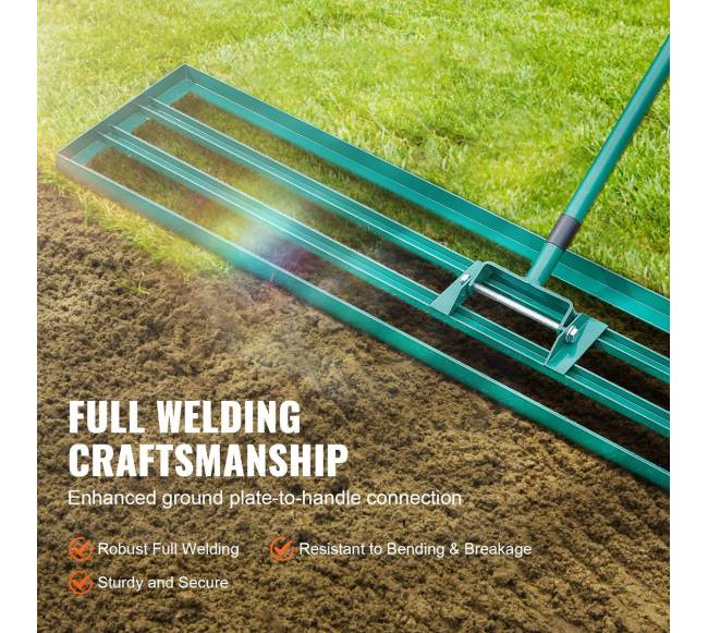 Vejos lyginimo grėblys su plienine rankena4