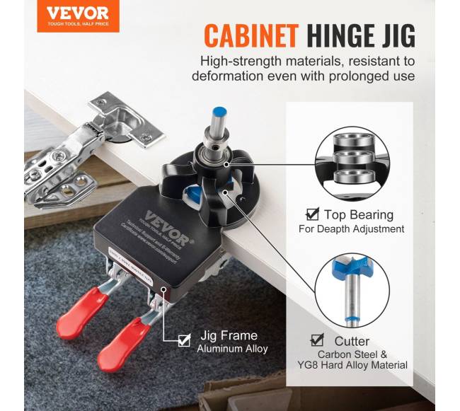 35 mm paslėptų durų vyrių šablonas1