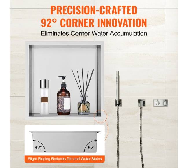 Šampūnų laikiklis dušuose, dvigubos lentynos3