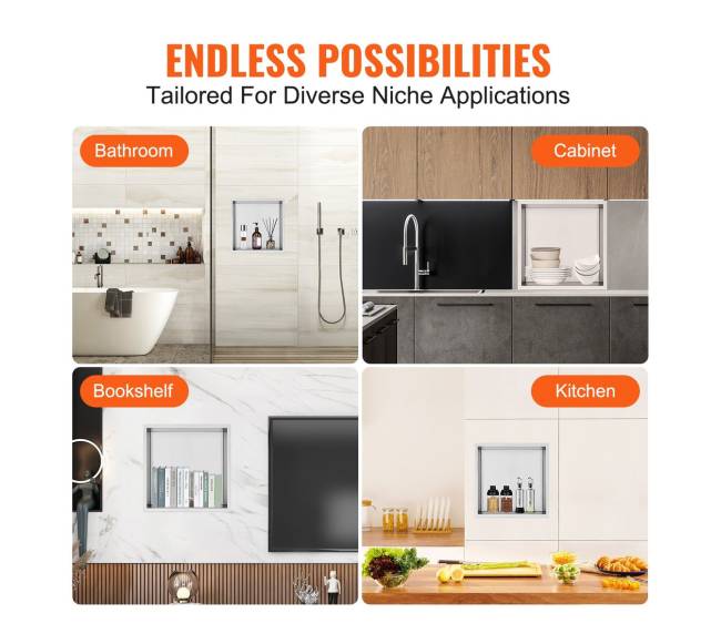 Šampūnų laikiklis dušuose, dvigubos lentynos5