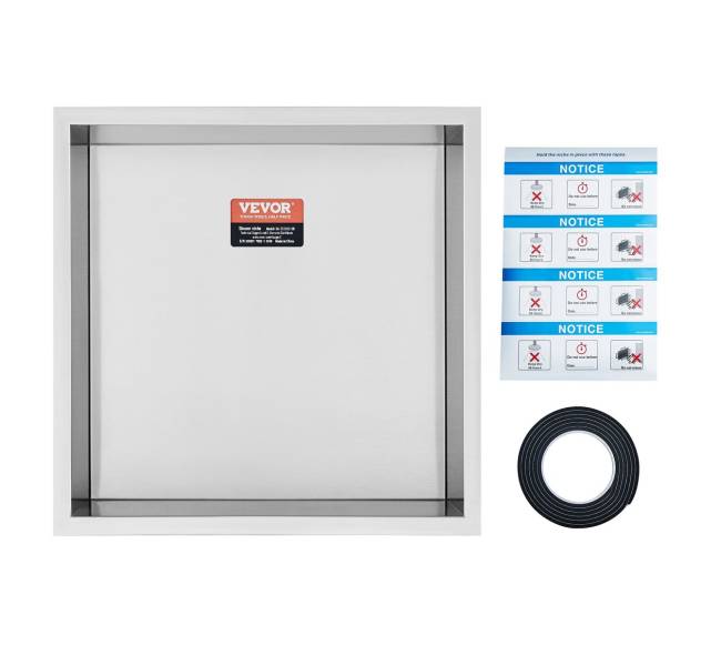 Šampūnų laikiklis dušuose, dvigubos lentynos8