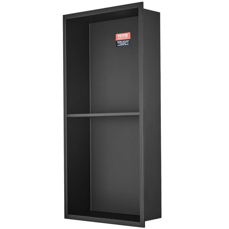 nerūdijančio plieno dušo niša su lentynomis0